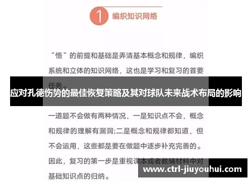 应对孔德伤势的最佳恢复策略及其对球队未来战术布局的影响 应对孔德伤势的最佳恢复策略及其对球队未来战术布局的影响
